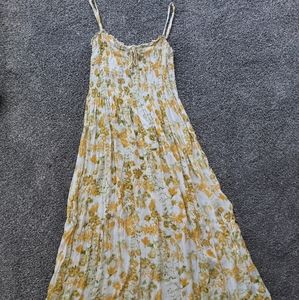 Kimchi blue floral midi tank sundress